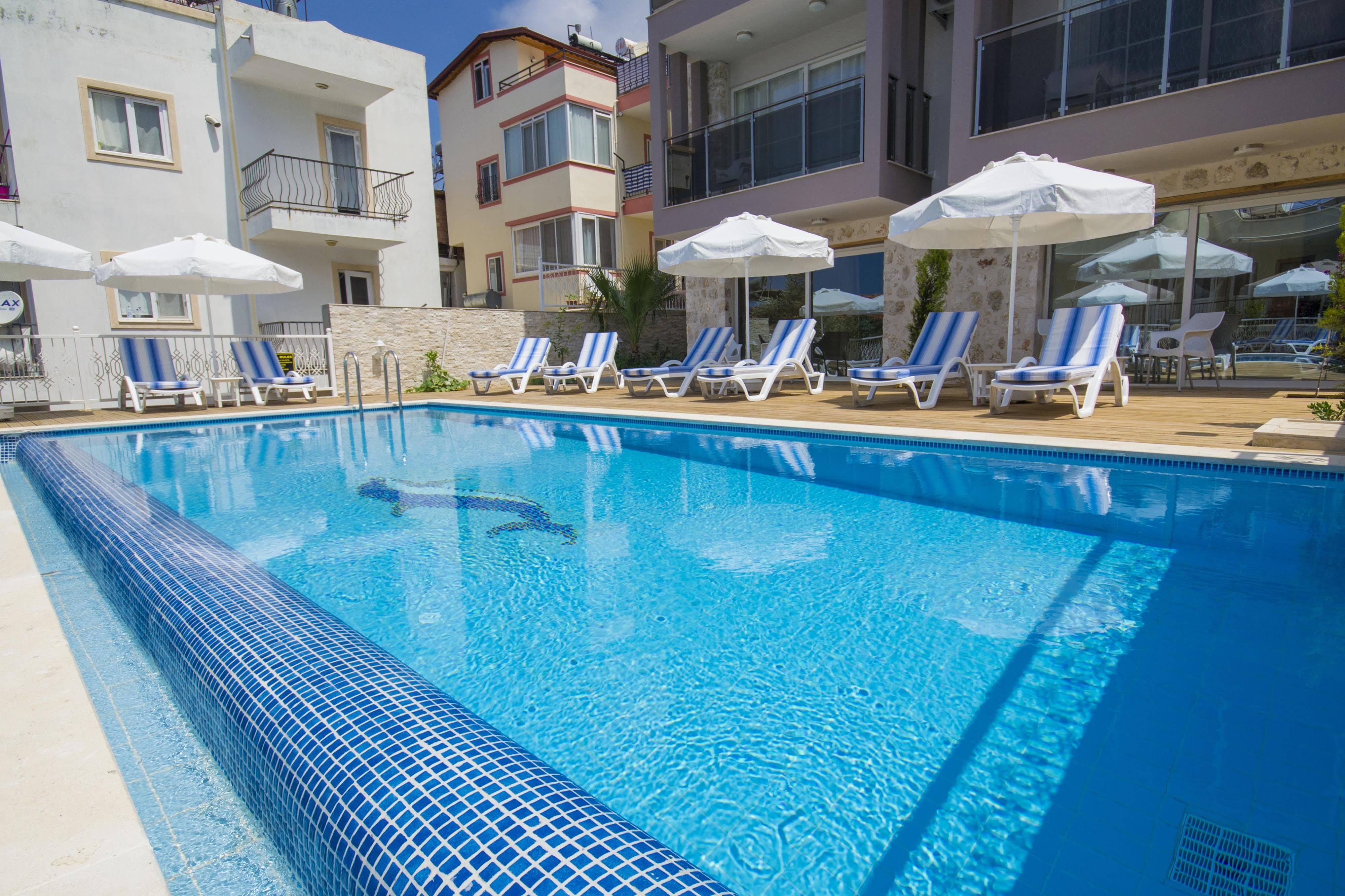 Kelebek Studio Apartments Kalkan Kültér fotó